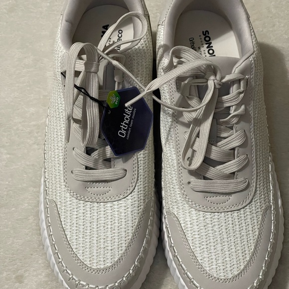 Ortholite women’s Stylish White and Gray Sneakers size 11M New - Picture 7 of 11
